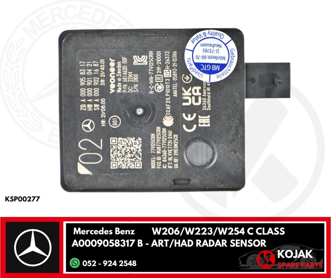 Mercedes Benz ART/HAD Radar Sensor