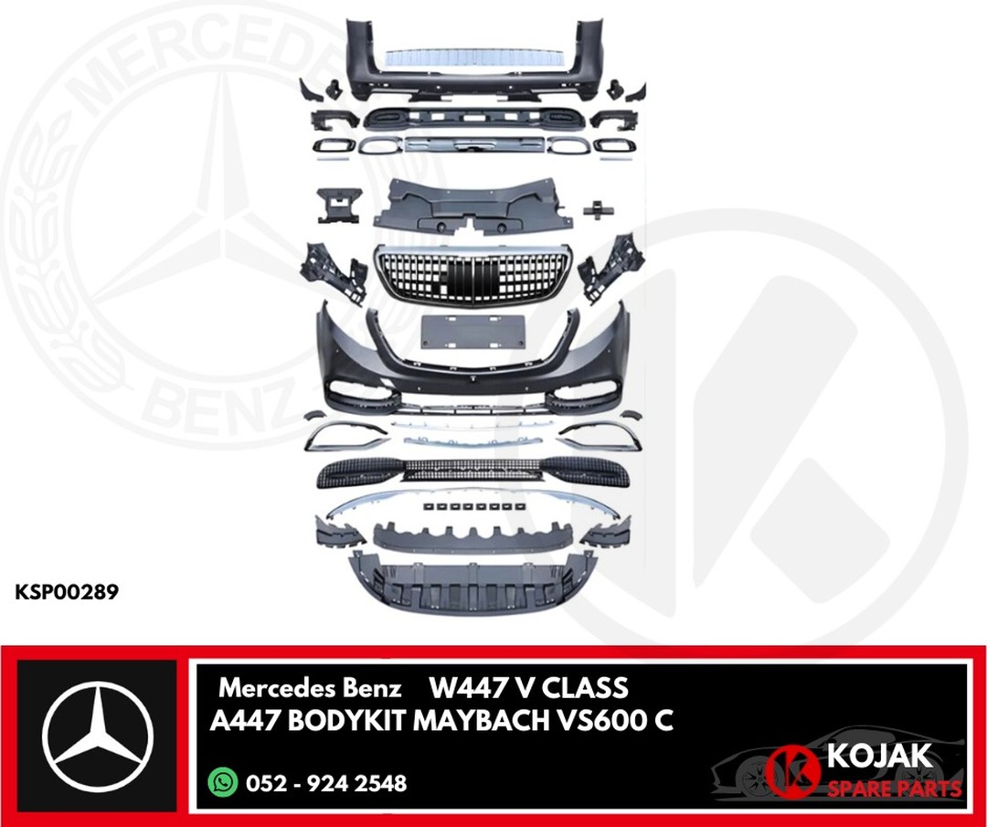 Mercedes-Benz W447 V-Class Maybach Style Front Body Kit