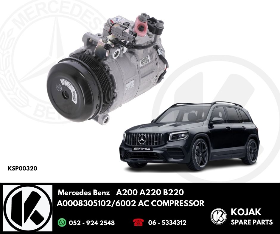 Mercedes Benz A200 A220 B220 AC Compressor