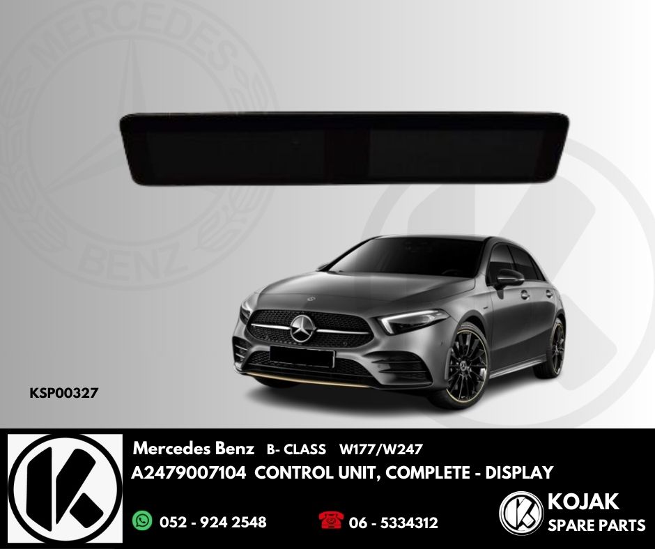 Mercedes-Benz B-Class W177/W247 Control Unit Complete Display