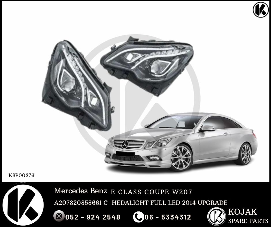 Headlight Right Mercedes Benz E-Class Coupe W207 Full LED 2014 Upgrade