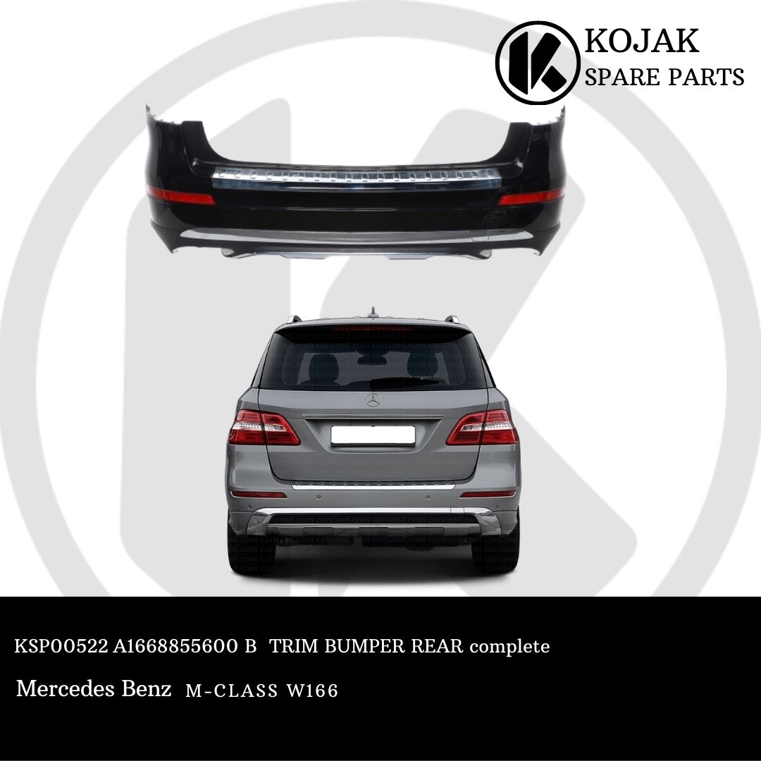 Rear Bumper Trim for Mercedes-Benz M-Class W166