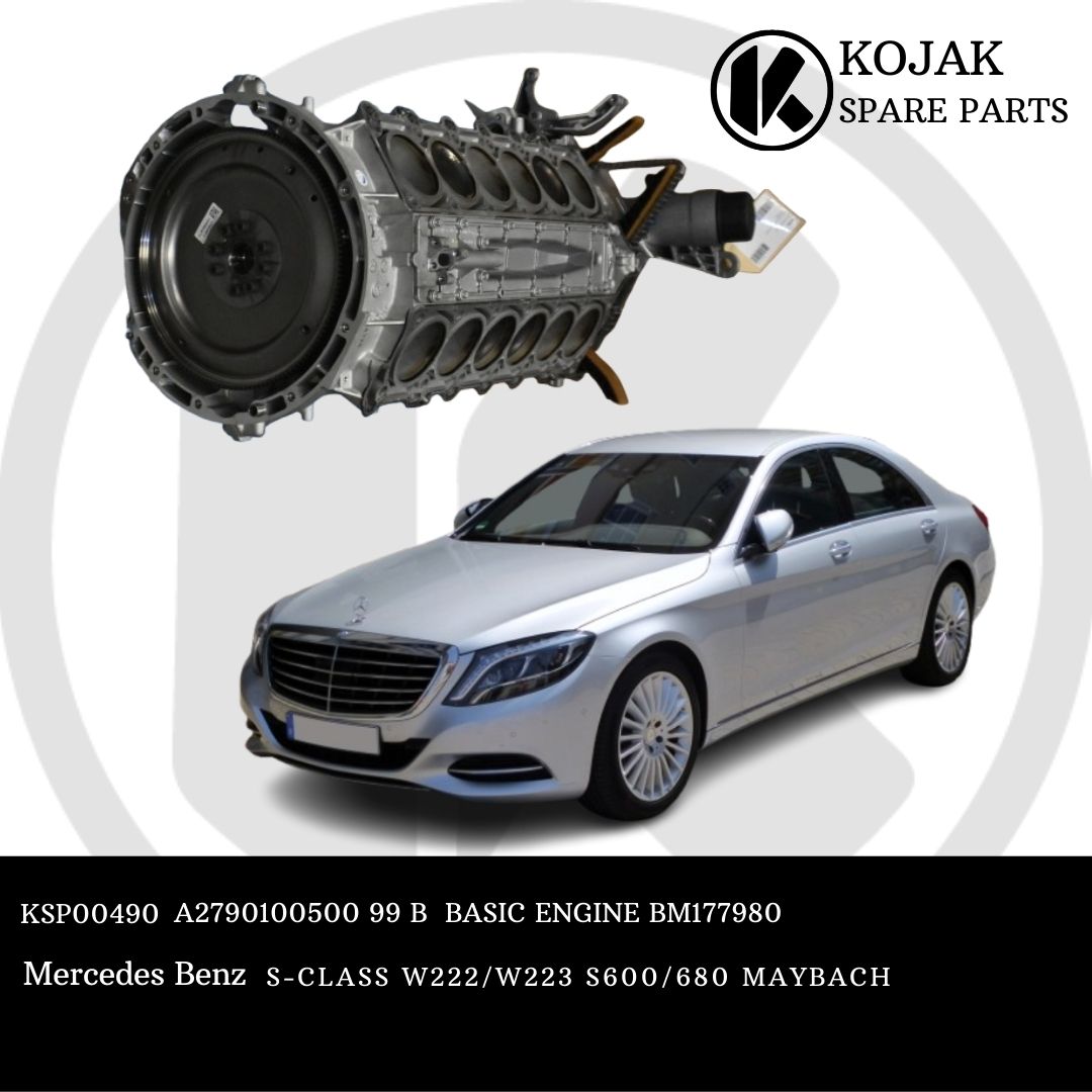 Mercedes Benz S-Class W222/W223 S600/680 Maybach Basic Engine
