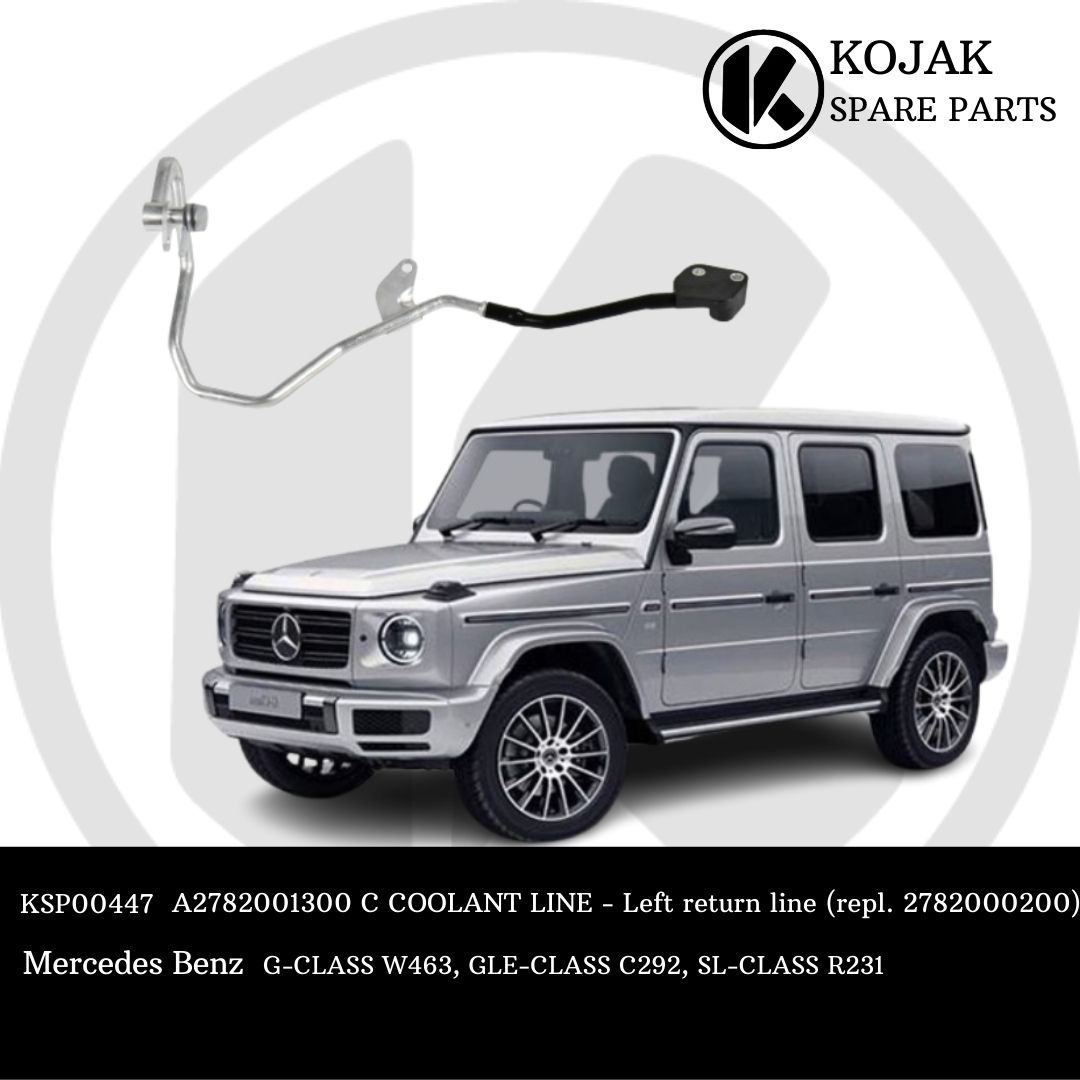 Mercedes-Benz Coolant Line Left Return A2782001300 C