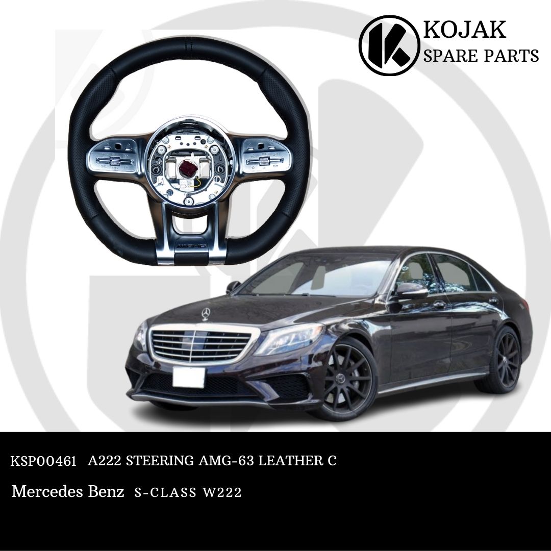 Steering Wheel Mercedes-Benz S-Class W222 AMG-63 Leather