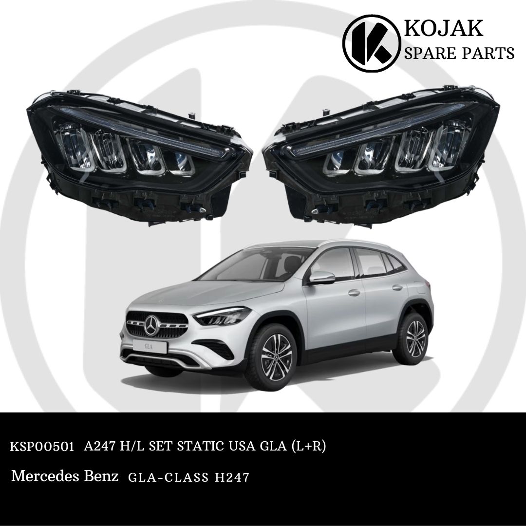 Headlight Set Mercedes-Benz GLA-Class H247 Static LED (L+R)