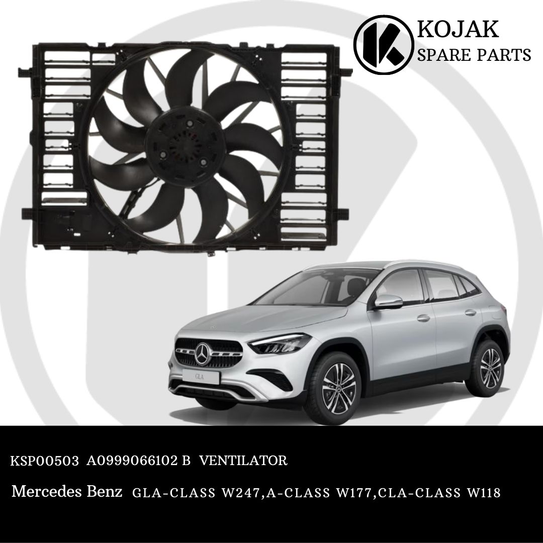 Radiator Cooling Fan for Mercedes-Benz GLA-Class W247, A-Class W177, CLA-Class W118