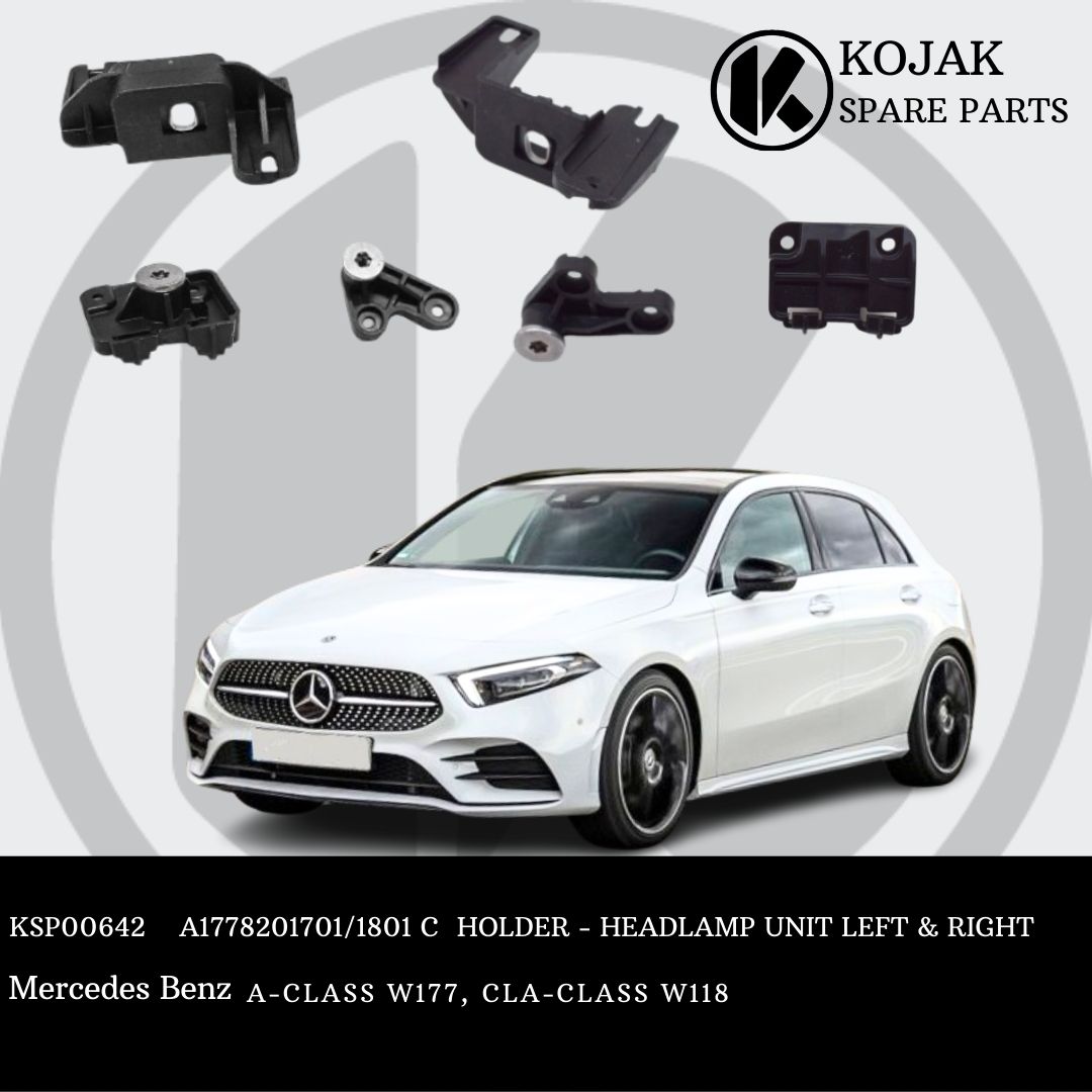 Headlamp Unit Holders Left & Right Mercedes-Benz A-Class W177 / CLA-Class W118