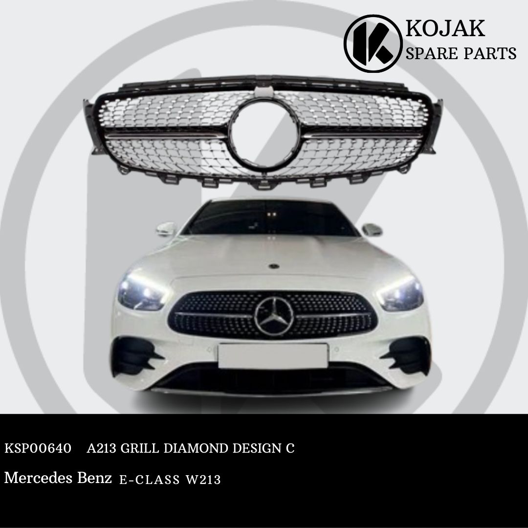 Mercedes-Benz E-Class W213 Front Grille Diamond Design