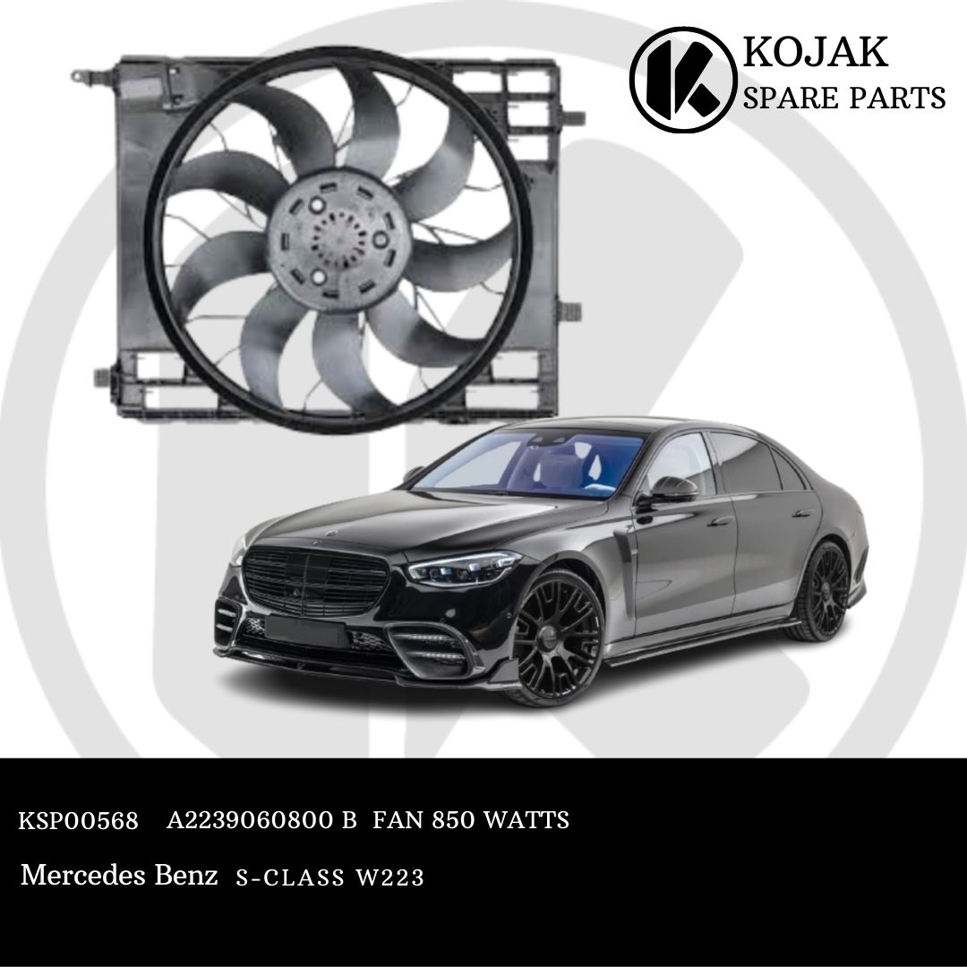 Radiator Fan Assembly Mercedes-Benz S-Class W223 850W