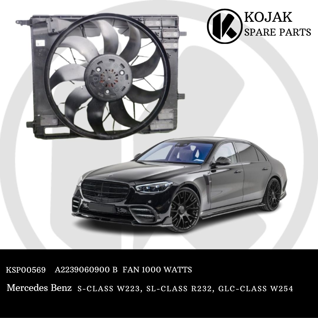 Cooling Fan Mercedes-Benz S-Class W223 1000W