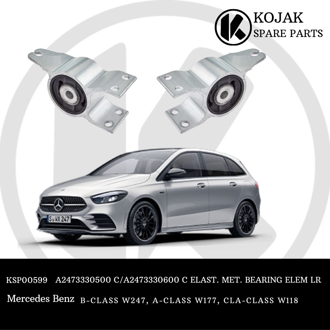 Elastomeric Metal Bearing Element (Suspension Bushing) for Mercedes-Benz A/B/CLA-Class W177/W247/W118 Left/Right