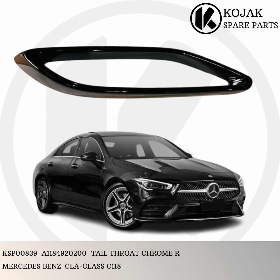 Mercedes-Benz CLA-Class C118 Right Exhaust Tip Trim (Black)