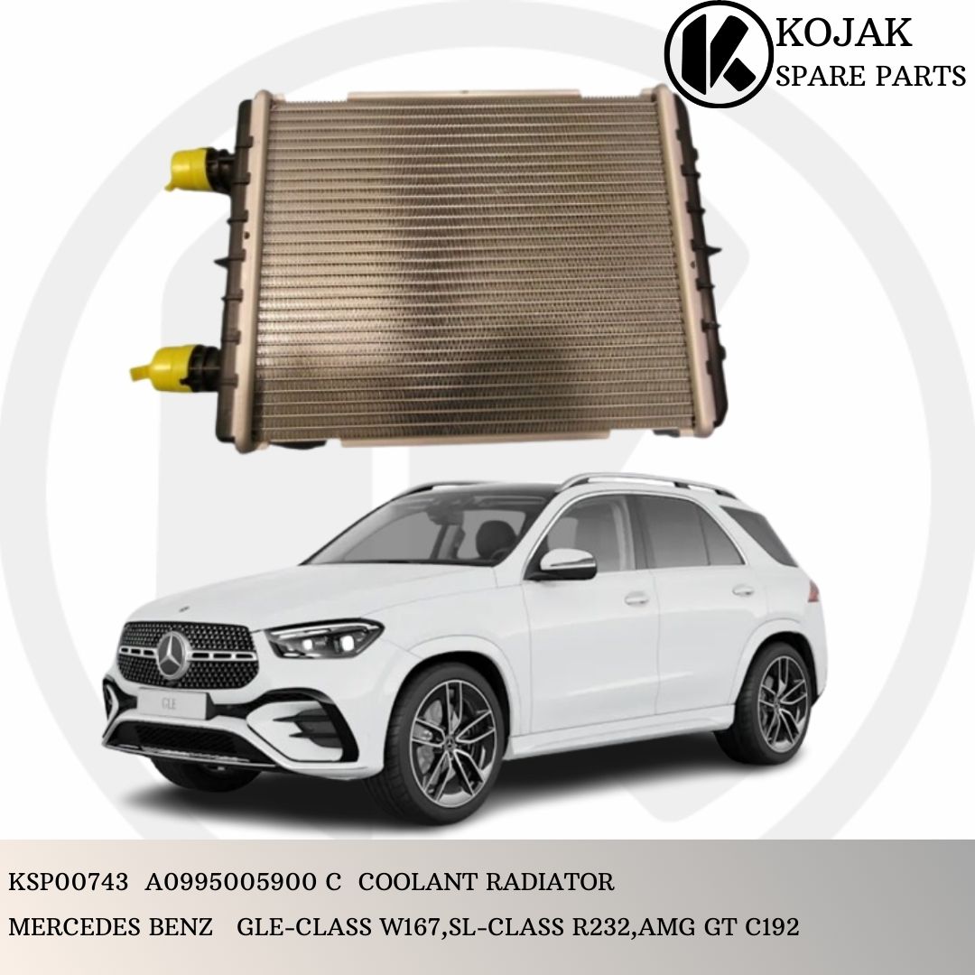 Mercedes-Benz Coolant Radiator for GLE-Class W167, SL-Class R232, AMG GT C192