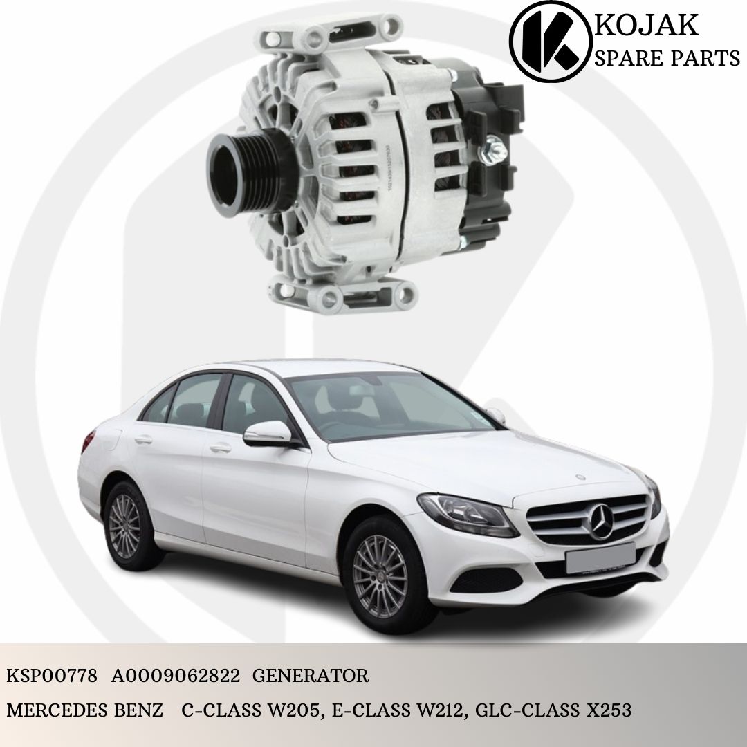 Alternator for Mercedes-Benz C-Class W205, E-Class W212, GLC-Class X253