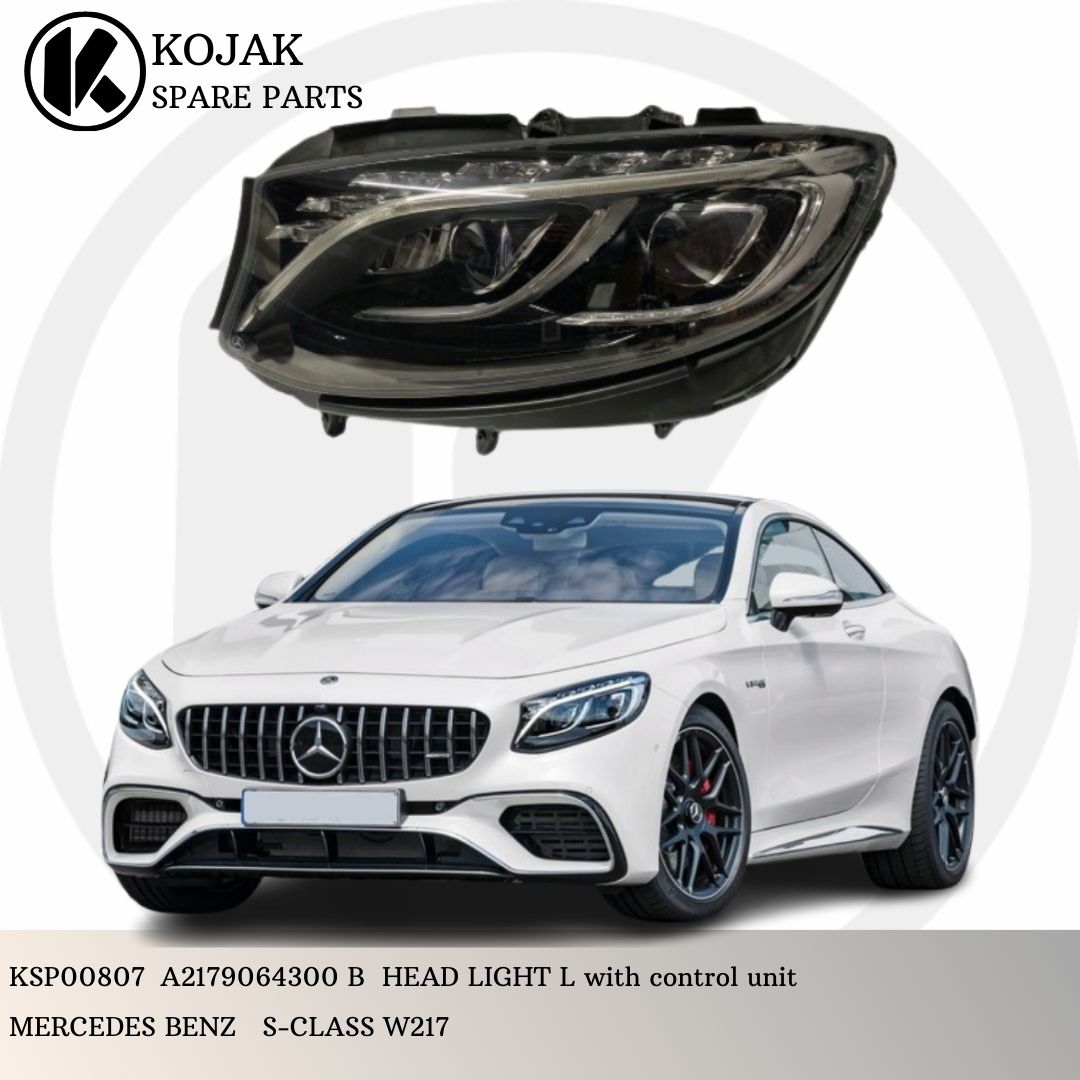 Headlight Left Mercedes-Benz S-Class W217 with control unit