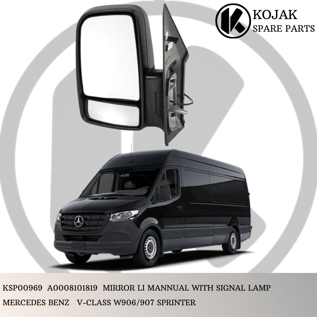Side Mirror Left Mercedes-Benz Sprinter W906/907 Manual with Signal Lamp