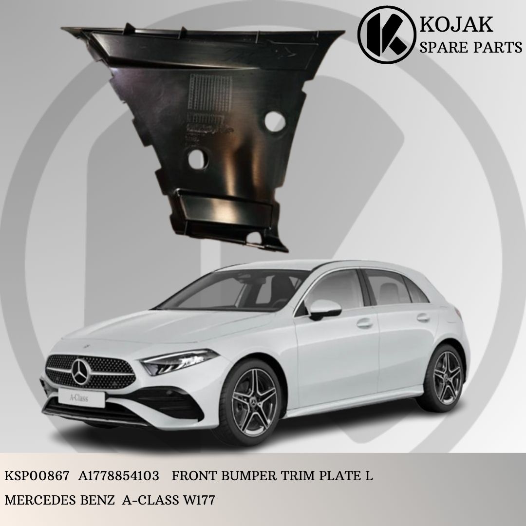 Front Bumper Trim Plate Left Mercedes-Benz A-Class W177