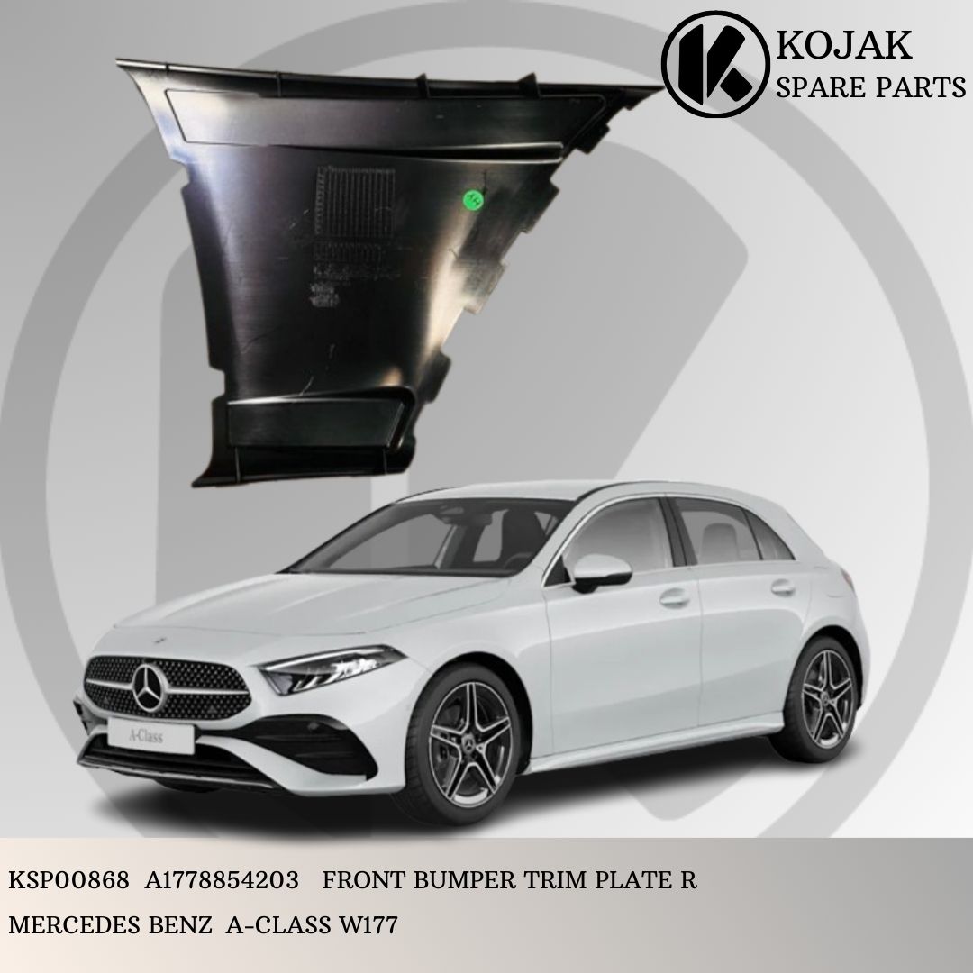 Front Bumper Trim Plate Right Mercedes-Benz A-Class W177