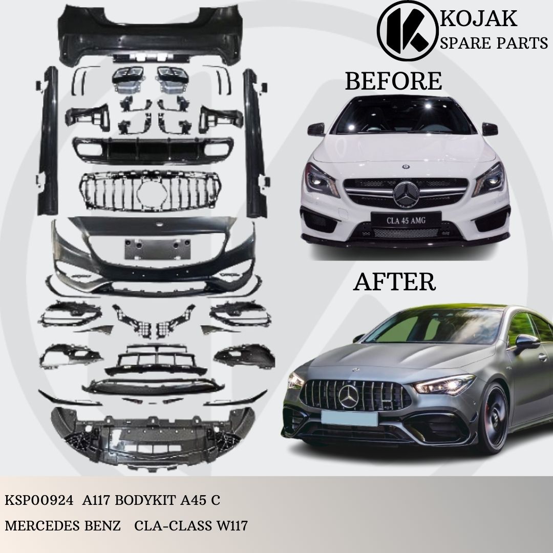 Mercedes-Benz CLA-Class W117 A45 AMG Style Bodykit