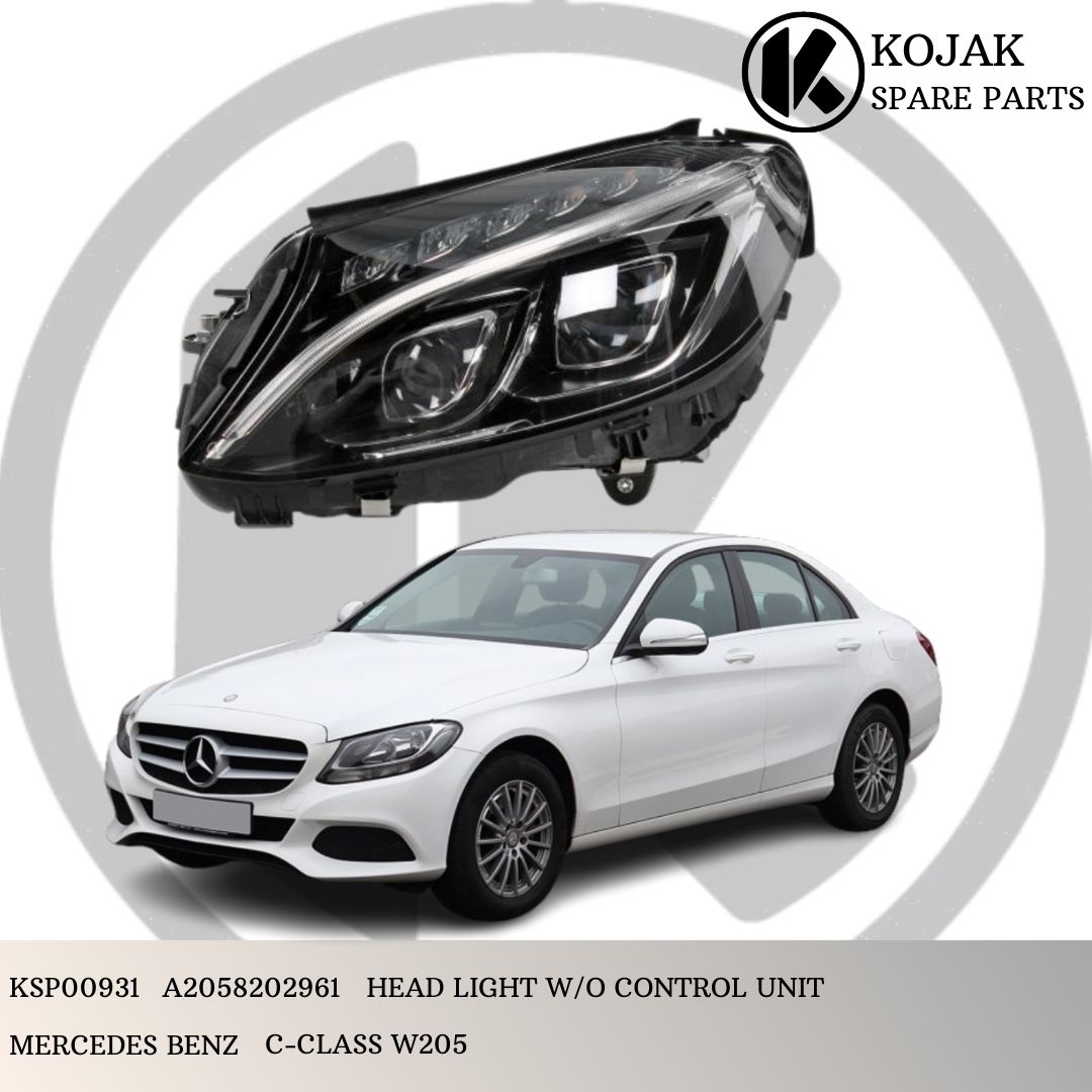 Headlight Left Mercedes-Benz C-Class W205 without Control Unit