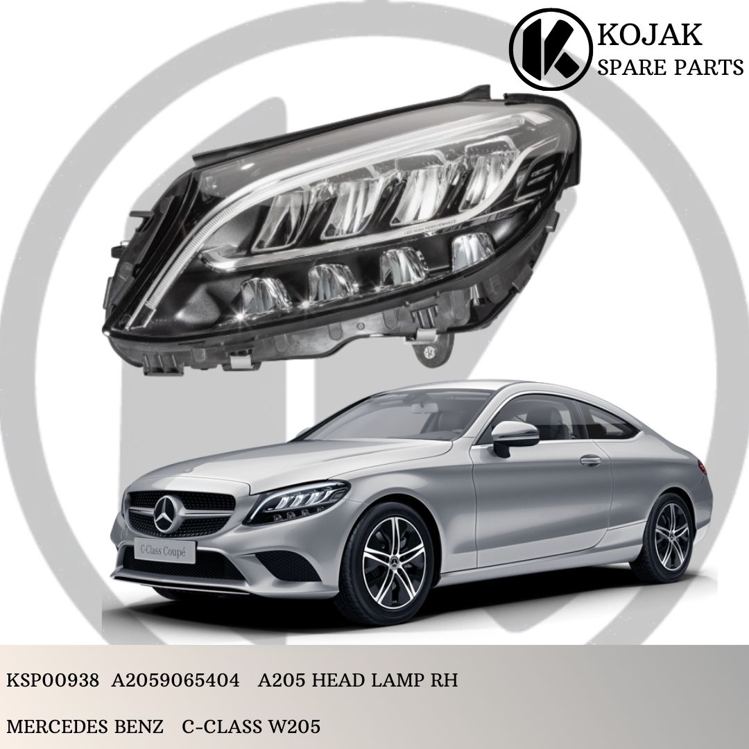 Mercedes-Benz C-Class W205 Right Headlight LED
