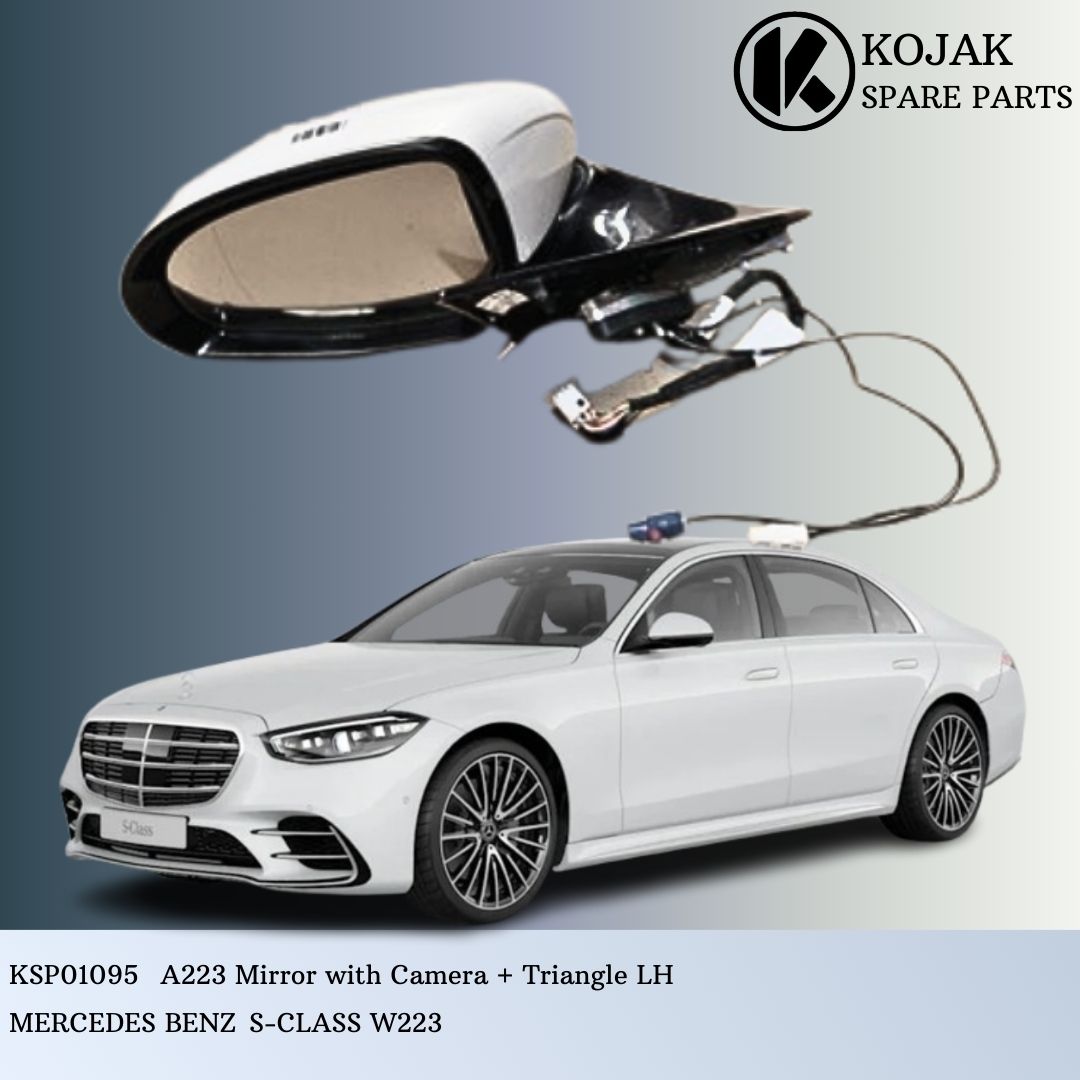 Left Side Mirror with Camera and Triangle for Mercedes-Benz S-Class W223