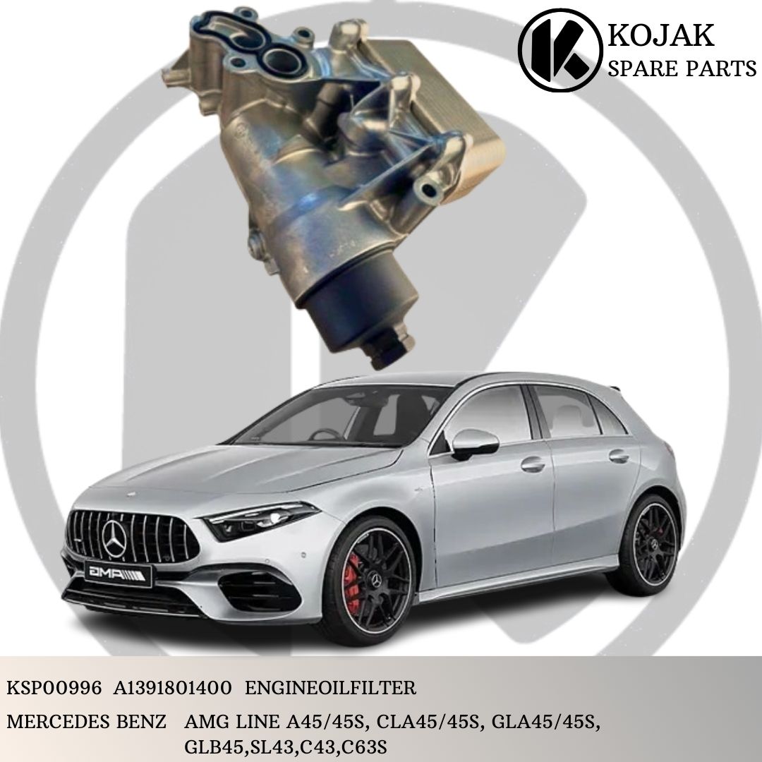 Mercedes-Benz AMG M139 Engine Oil Filter Housing with Oil Cooler