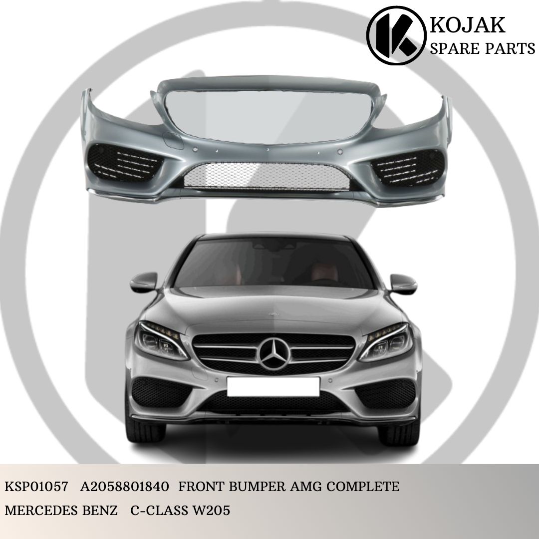 Front Bumper AMG Complete Mercedes-Benz C-Class W205