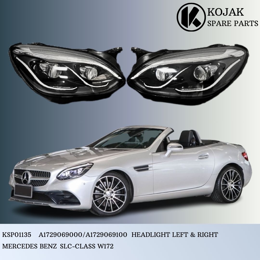 Headlight Left & Right Mercedes-Benz SLC-Class W172