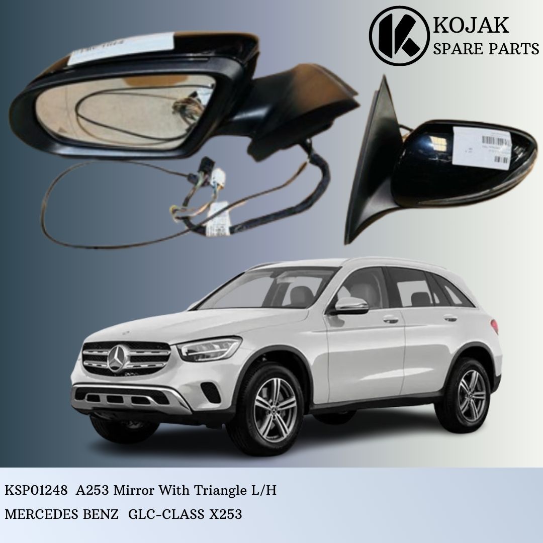 Mercedes-Benz GLC-Class X253 Left Exterior Mirror with Triangle Base