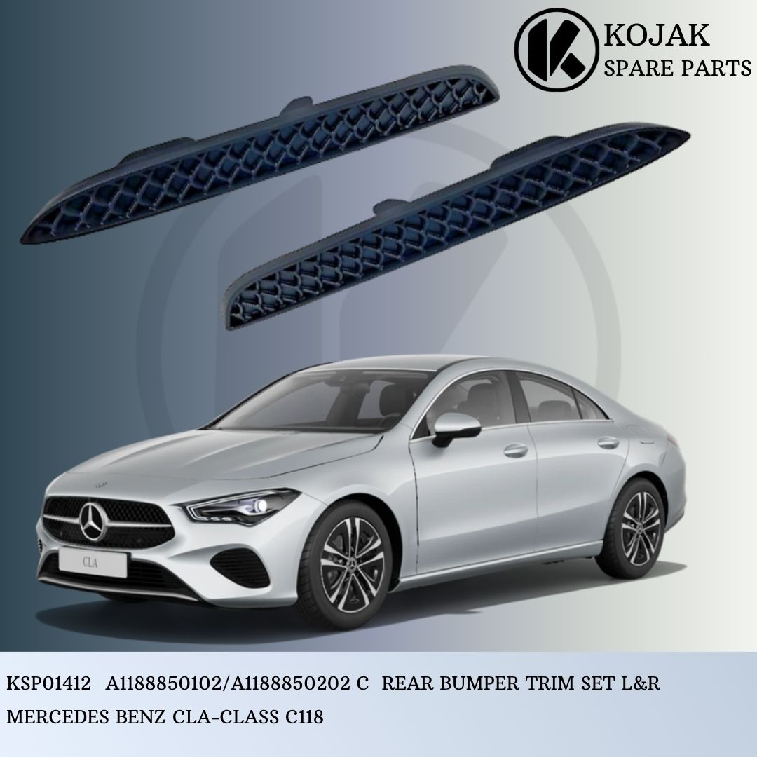 Rear Bumper Trim Set L&R Mercedes Benz CLA-Class C118