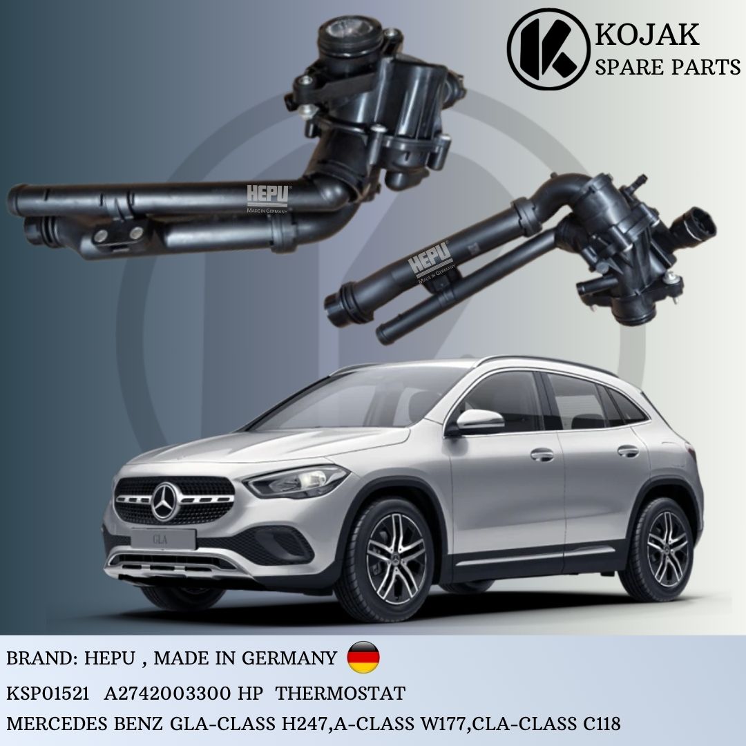 Thermostat for Mercedes-Benz GLA-Class H247, A-Class W177, CLA-Class C118