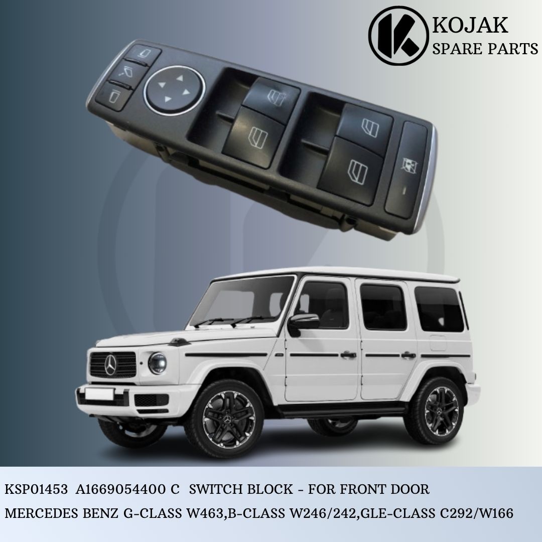 Mercedes-Benz Front Door Window and Mirror Switch Block