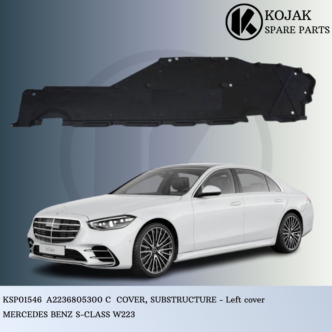 Left Underbody Substructure Cover Mercedes-Benz S-Class W223