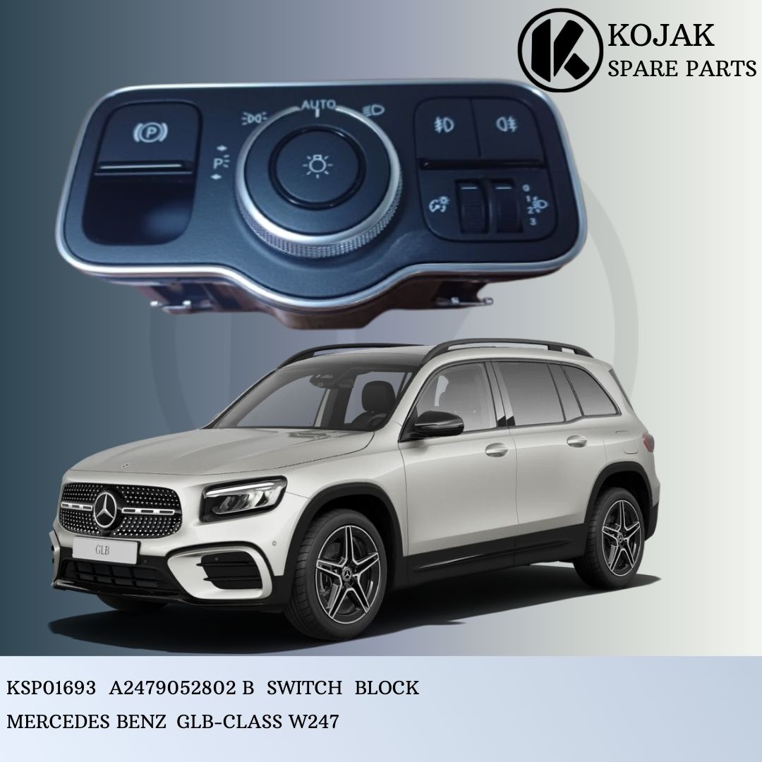 Mercedes-Benz GLB-Class W247 Interior Light and Parking Brake Switch Block
