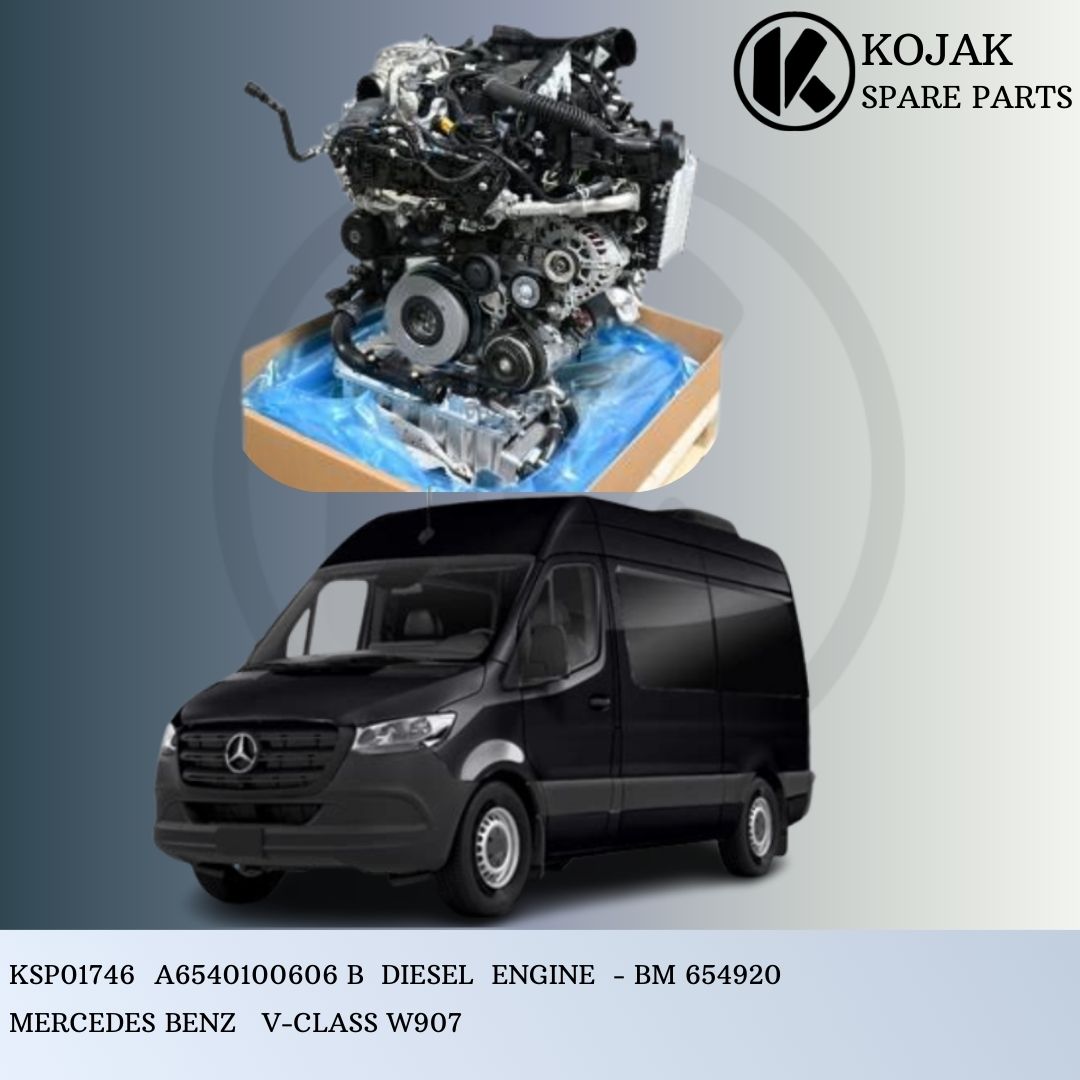 Mercedes-Benz OM654 Diesel Engine Assembly