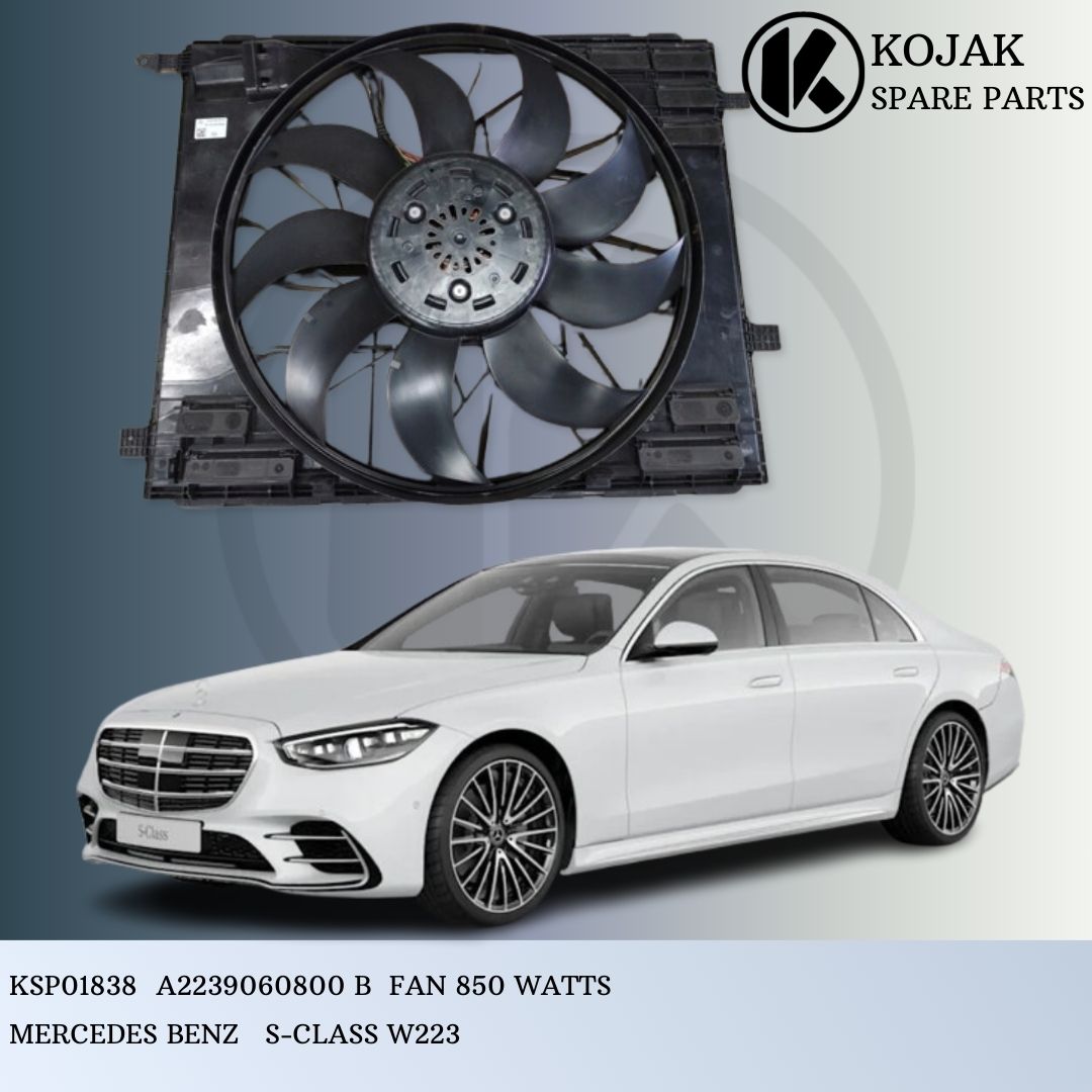 Mercedes-Benz S-Class W223 Cooling Fan 850 Watts