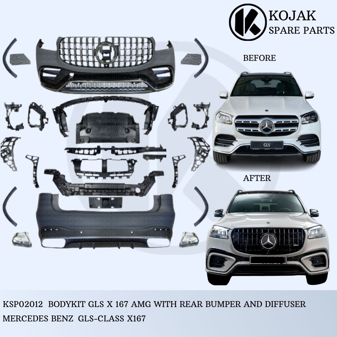 Mercedes-Benz GLS X167 AMG Body Kit with Rear Bumper and Diffuser