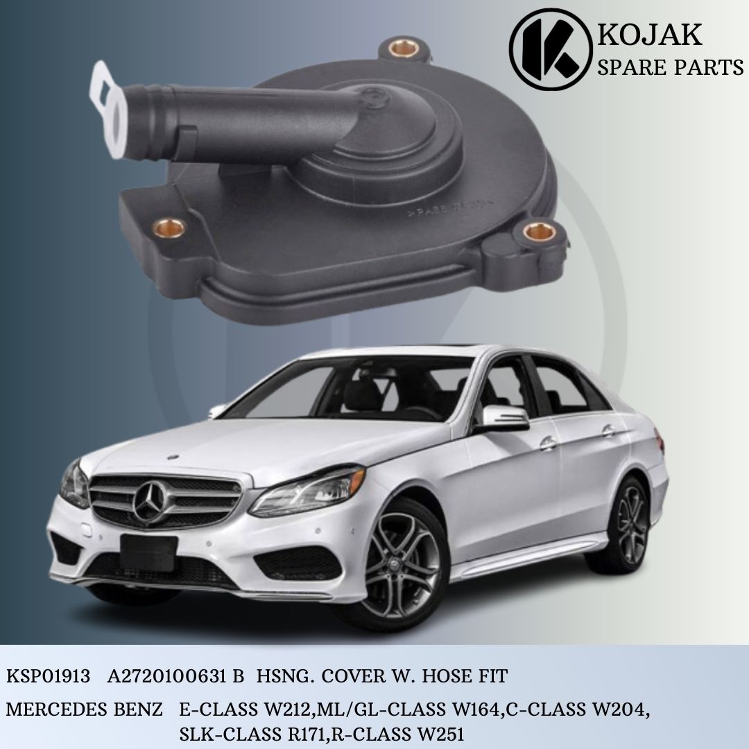 Mercedes-Benz Engine Housing Cover with Hose Fitting