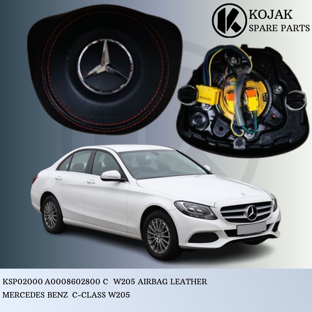Mercedes-Benz C-Class W205 Driver Airbag Module Leather
