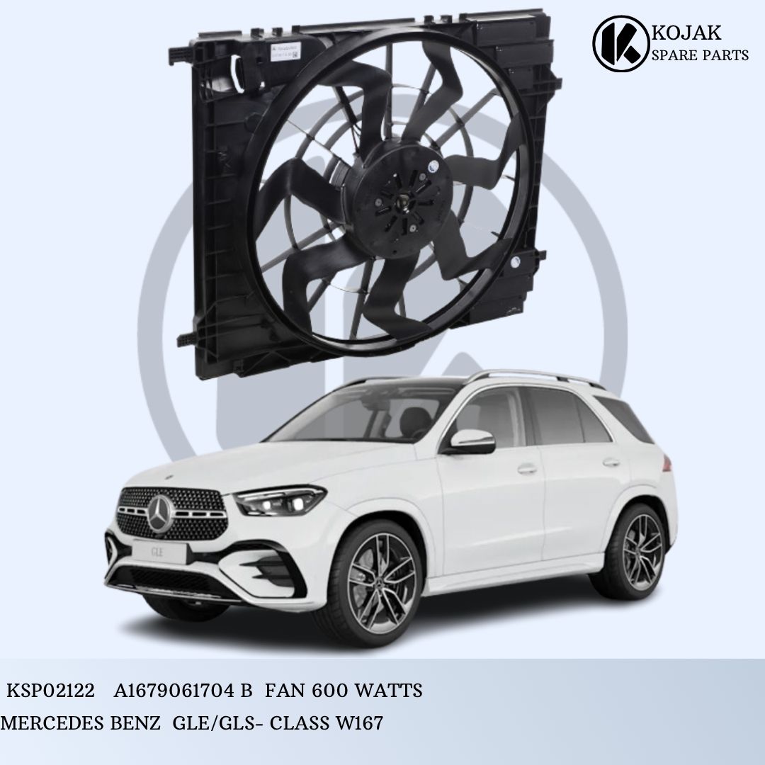 Cooling Fan Mercedes-Benz GLE/GLS-Class W167 600W