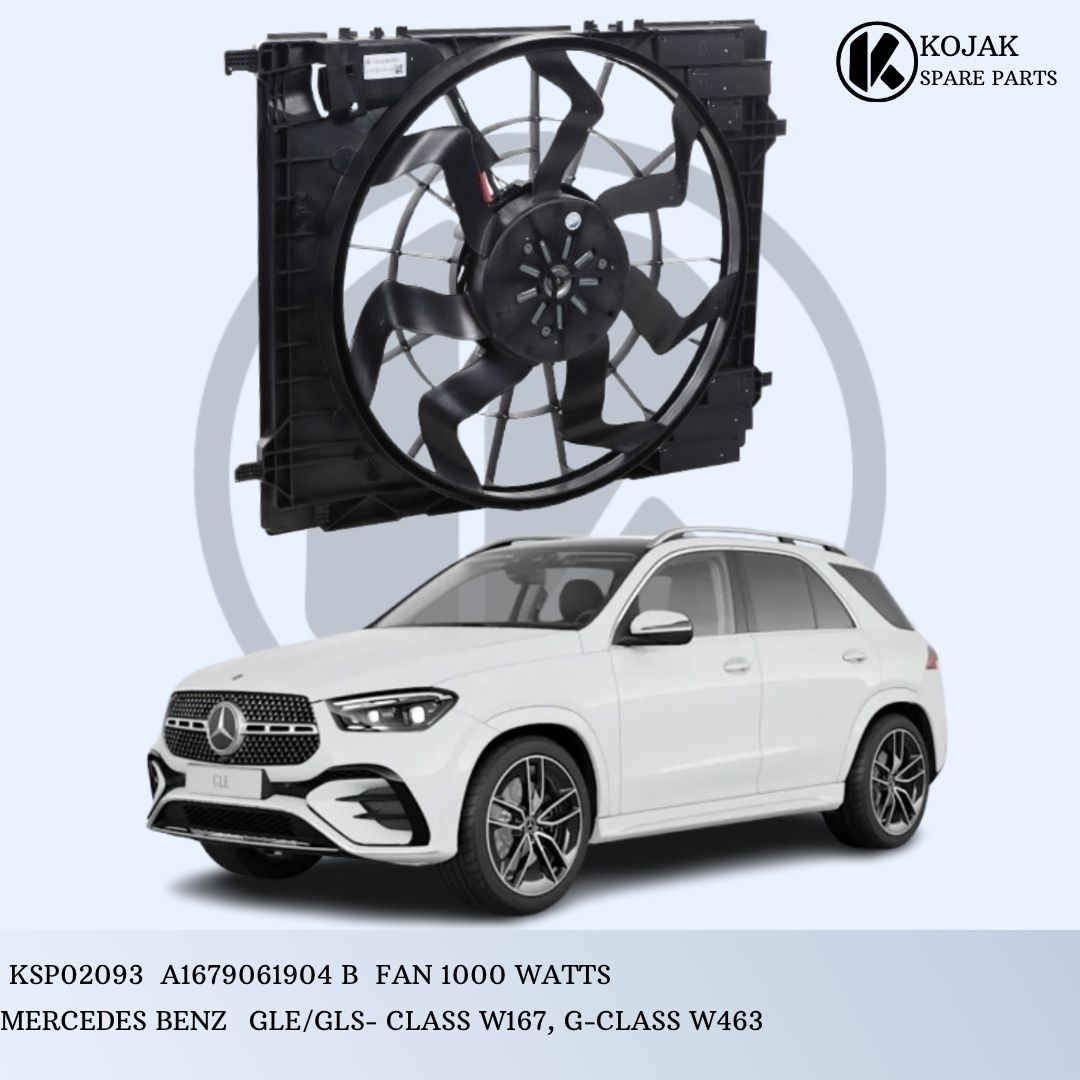 Cooling Fan Assembly Mercedes-Benz GLE/GLS W167 G-Class W463 1000W