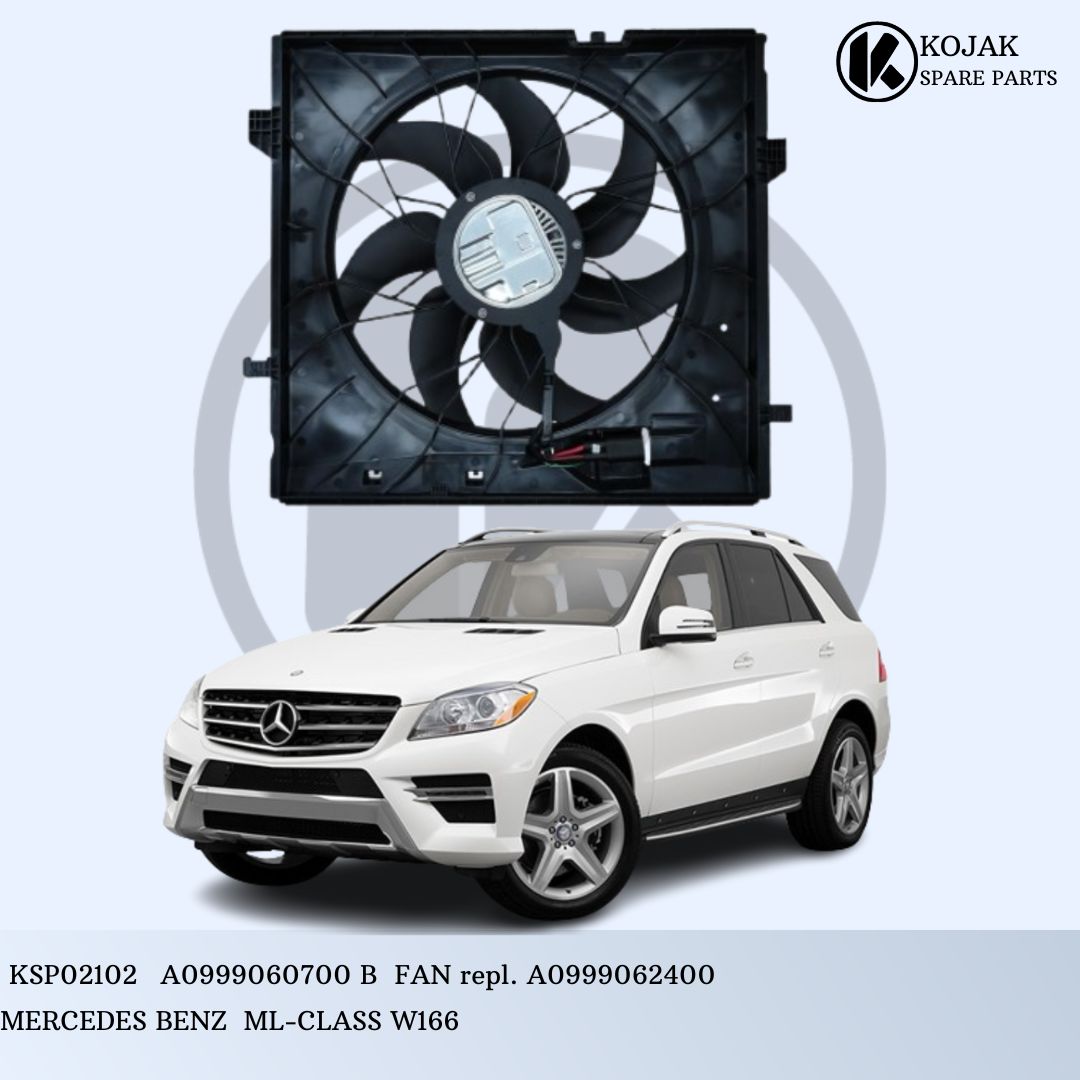Radiator Cooling Fan for Mercedes-Benz ML-Class W166