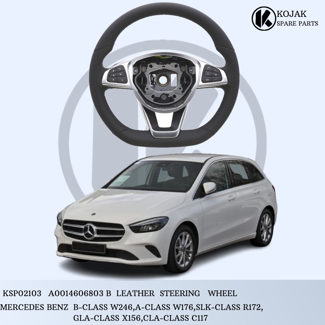 Leather Steering Wheel Mercedes-Benz B-Class W246