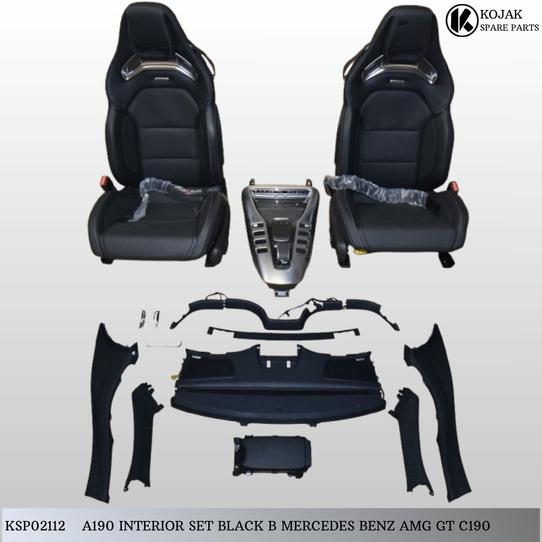 Mercedes-Benz AMG GT C190 Black Interior Set