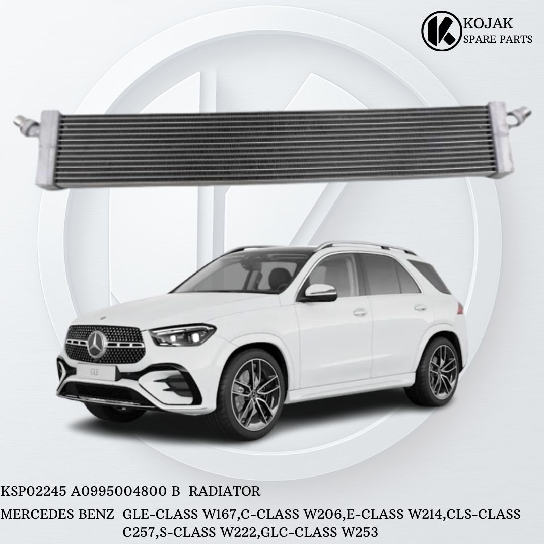 Radiator for Mercedes-Benz GLE-Class W167, C-Class W206, E-Class W214, CLS-Class C257, S-Class W222, GLC-Class W253