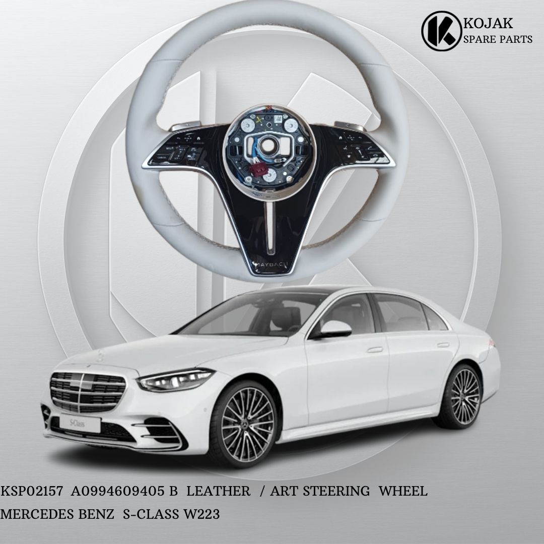 Mercedes-Benz S-Class W223 Maybach Steering Wheel, Leather/Artico