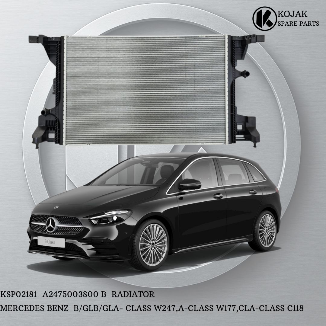 Radiator for Mercedes-Benz B-Class W247, GLB-Class, GLA-Class, A-Class W177, CLA-Class C118