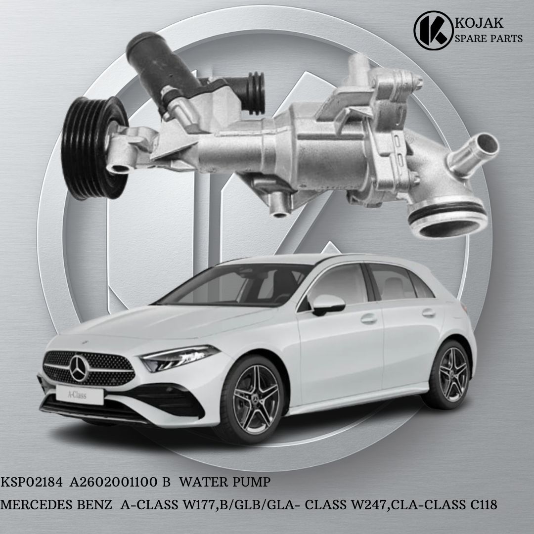 Mercedes-Benz Water Pump for A-Class W177, B/GLB/GLA W247, CLA C118